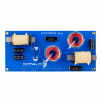 Dayton Audio XO3W-700/5.6K, delefilter 3-veis