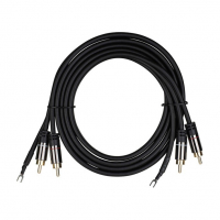 Audtek DMCG6 lydkabel for platespiller med jordledning, 1.8 meter