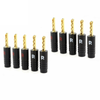 Proson Arctic BFA Metallic bananplugg, 10-pakning