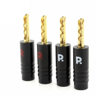 Proson Arctic BFA Metallic bananplugg, 4-pakning