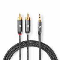 Nedis Profigold CAT-B22200 3,5 mm-2RCA lydkabel