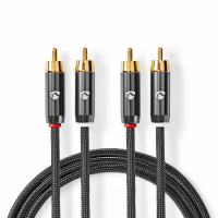 Nedis CAT-B24000 RCA-lydkabel