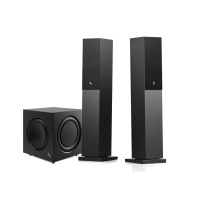 Audio Pro A38 W med SW-10 aktive strømmehøyttalere 2.1, svart