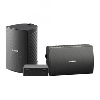 Tangent Ampster BT III & Yamaha NS-AW294 svarte utendørshøyttalere stereopakke