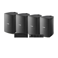 Tangent Ampster BT III med SC4B og 2 par Yamaha NS-AW294 svarte utendørshøyttalere