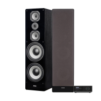 Wiim Amp Ultra & Dynavoice Challenger M-105EX v4 svarte stereopakke gulvhøyttalere