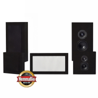 DLS Flatbox Midi høyttalerpakke hjemmekino 5.0 Svart