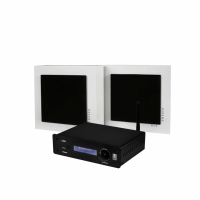 System One A50BT & DLS Flatbox Slim Mini stereopakke