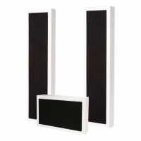 DLS Flatbox XXL & Flatsub 8.2 høyttalerpakke stereo 2.1 hvit