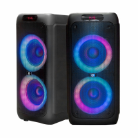 Arcsound HAZE (gen.2), bærbar partyhøyttaler med trådløs mikrofon & Bluetooth, 2-PACK