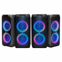 Arcsound HAZE (gen.2), bærbar partyhøyttaler med trådløs mikrofon & Bluetooth, 4-PACK