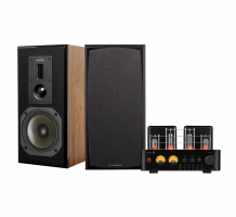 Dayton Audio HTA100 & Dynavoice DM-6 MKII eik stereopakke stativhøyttalere