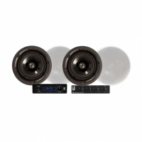 System One A50BT med SC4B & 2 par DLS IC621 innbyggingshøyttalere