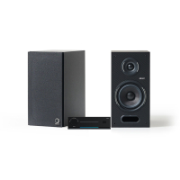Arylic LA50 & Elipson Horus 6B svarte strømmepakke stereo