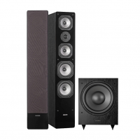 Dynavoice Challenger M-65 EX v4 & Magic MW12 Høyttalerpakke Stereo 2.1 Svart