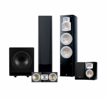 Yamaha NS-777 høyttalerpakke hjemmekino 5.1 med Dynavoice CSB-V12