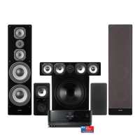 Yamaha RX-V6A & Dynavoice Challenger M-105 EX v4 hjemmekinopakke 5.1 svart