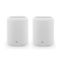 WiiM Sound Lite streaminghøyttaler med AI RoomFit, hvit 2-pakning