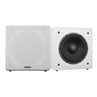 Dynavoice Challenger Sub 8 aktiv subwoofer, hvitt 2-PACK