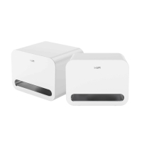 WiiM Sub Pro kompakt trådløs subwoofer, hvit 2-PACK