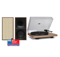 Klipsch The Sevens & Pro-Ject Debut EVO 2 platespillerpakke, valnøtt