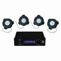 System One A50BT & 4 stk Dayton Audio TT25-8, bassshakerpakke for hjemmekino