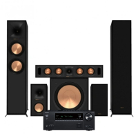 Onkyo TX-NR6100 & Klipsch Reference R-600F hjemmekinopakke 5.1