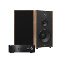 Yamaha A-S501 II & Indiana Line Utah 5 Valnøtt, hifipakke