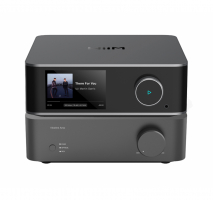 WiiM Vibelink Amp & Wiim Ultra streamingpakke stereo mørkegrå