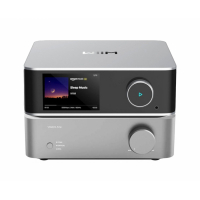 WiiM Vibelink Amp & Wiim Ultra strømmepakke stereo sølv