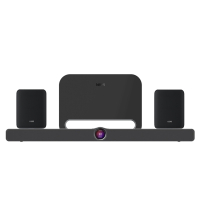 WiiM Bar med Sub Pro & Sound Lite hjemmekinopakke 5.1.2 med Dolby Atmos, svart