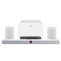 WiiM Bar med Sub Pro & Sound Lite hjemmekinoanlegg 5.1.2 med Dolby Atmos, hvit