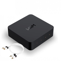 WiiM PRO nettverksstreamer med Real Cable RCA-lydkabel 1 meter