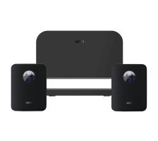 WiiM Sound streaminghøyttaler svart 2-pack med WiM Sub Pro