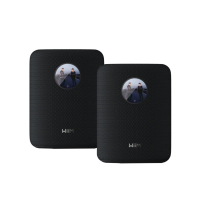 WiiM Sound streaminghøyttaler med berøringsdisplay, svart 2-PACK