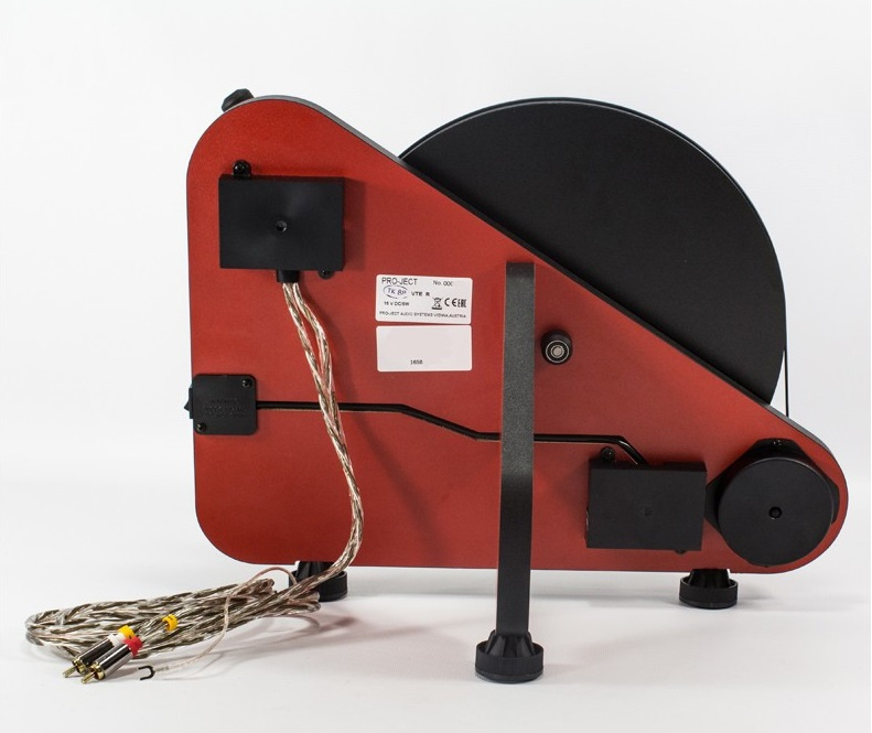 Pro-Ject VT-E vertikal vinylspiller med pickup, rød