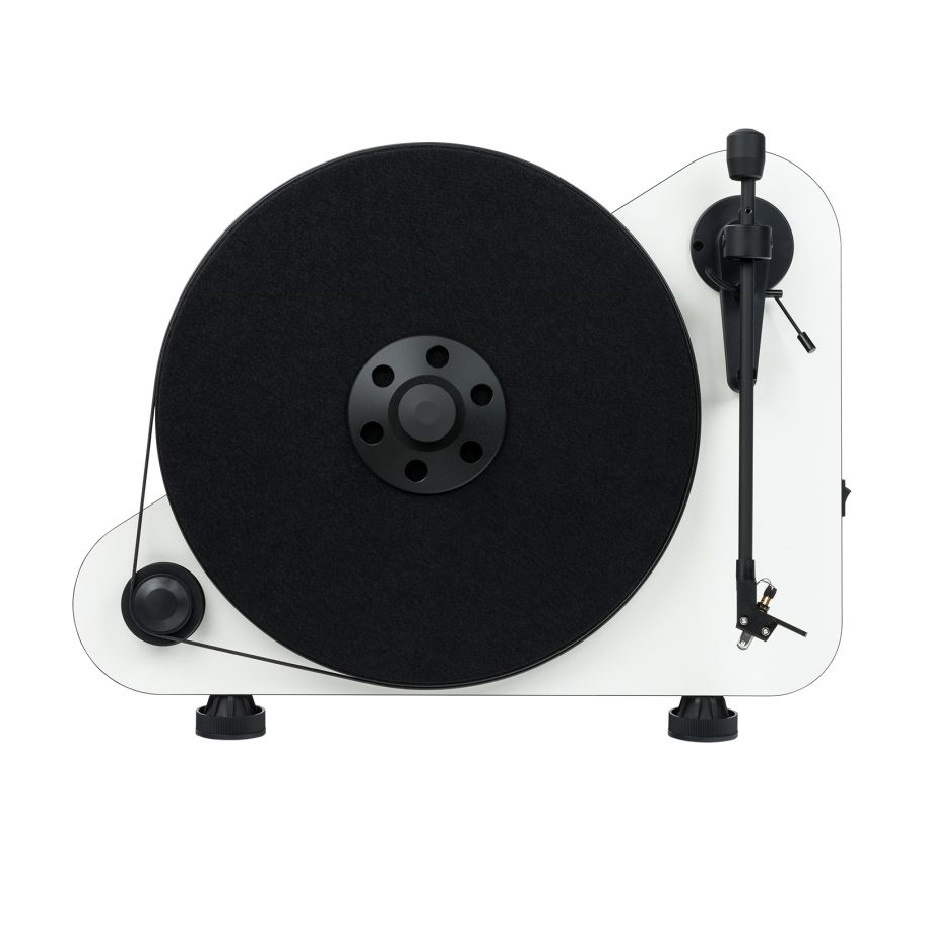 Pro-Ject VT-E BT vertikal vinylspiller med pickup og Bluetooth, hvit