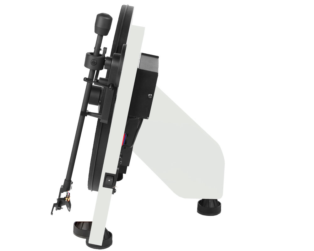 Pro-Ject VT-E BT vertikal vinylspiller med pickup og Bluetooth, hvit