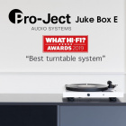 Pro-Ject Jukebox E1 vinylspiller med stereoforsterker og Bluetooth, svart Pro-Ject Jukebox E1 vinylspiller med stereoforsterker og Bluetooth, svart