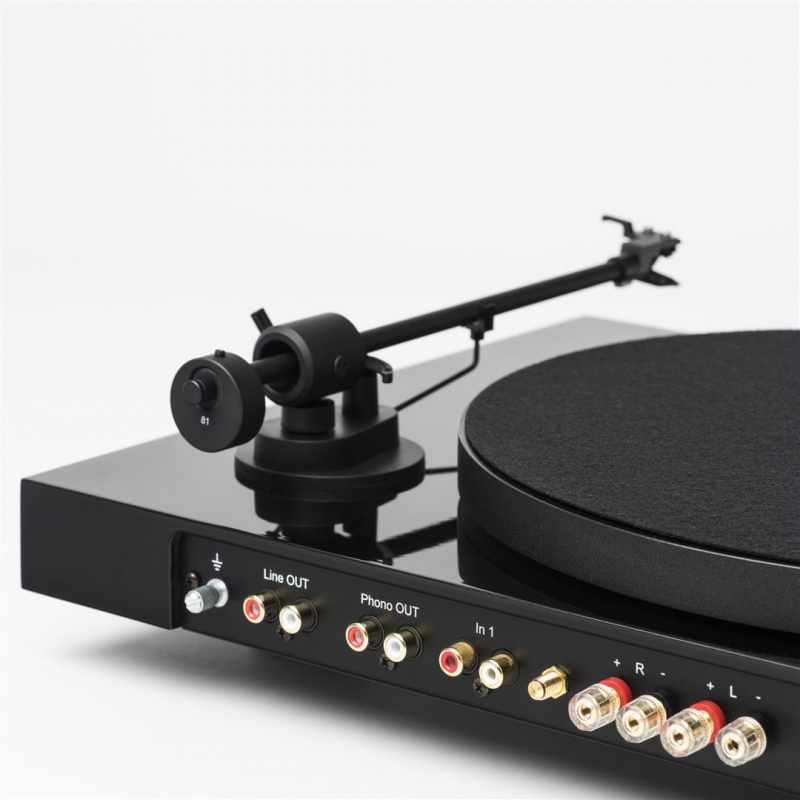 Pro-Ject Jukebox E1 vinylspiller med stereoforsterker og Bluetooth, hvit