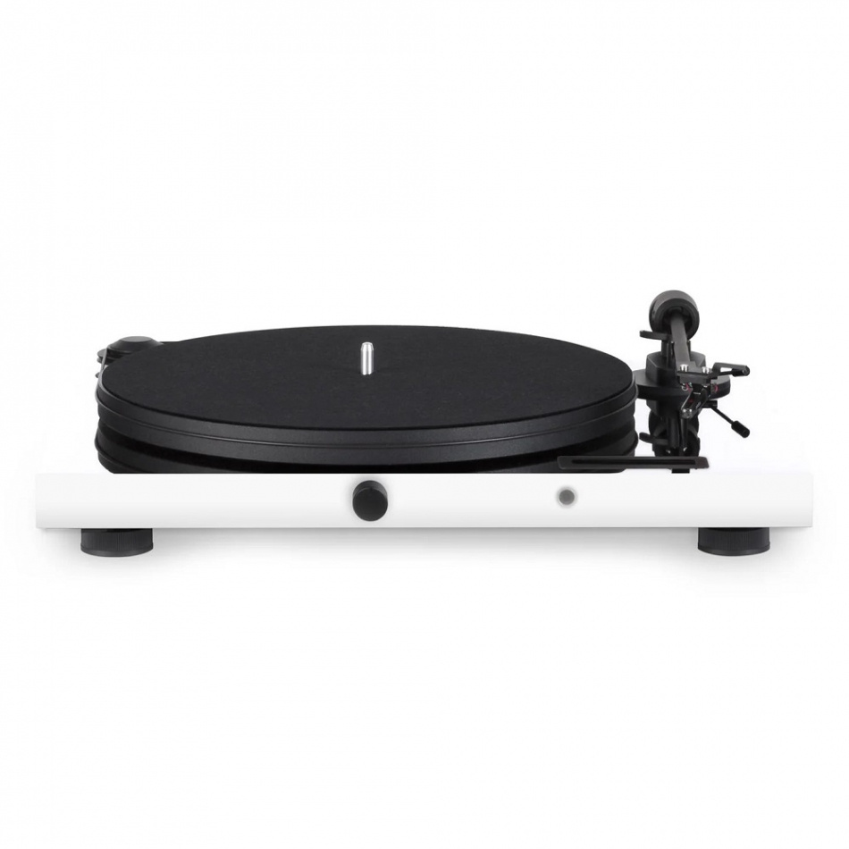 Pro-Ject Jukebox E1 vinylspiller med stereoforsterker og Bluetooth, hvit