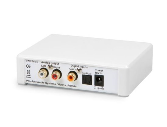 Pro-Ject Dac Box E, D/A-omformer hvit