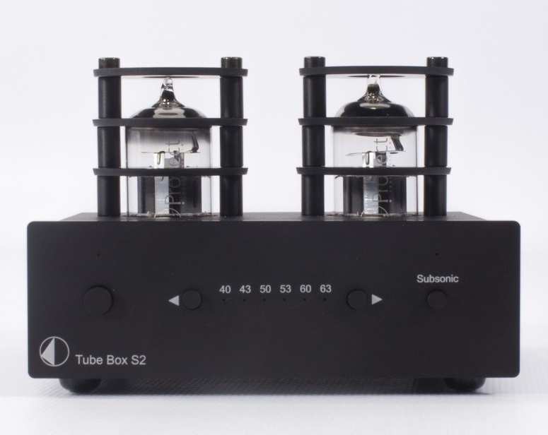 Pro-Ject Tube Box S2 rørbestykket RIAA-trinn for platespiller, svart