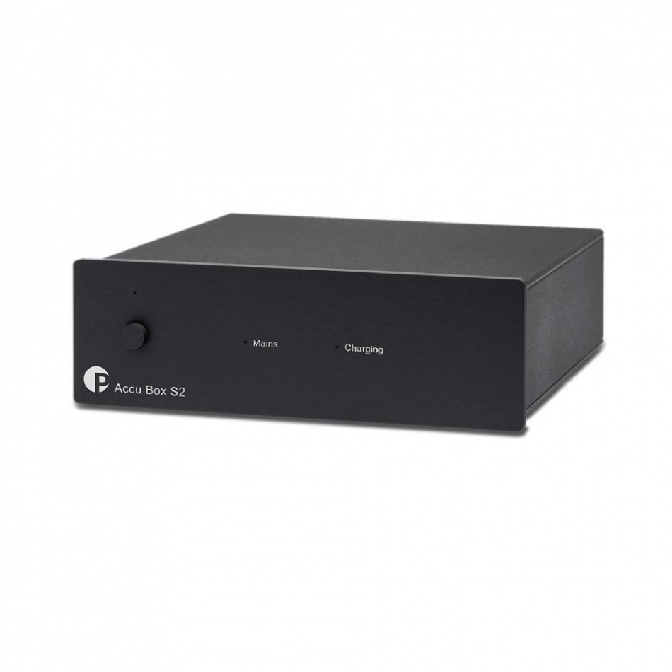 Pro-Ject Accu Box S2 batteridrevet strømforsyning, svart
