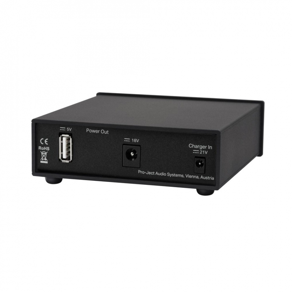 Pro-Ject Accu Box S2 batteridrevet strømforsyning, svart