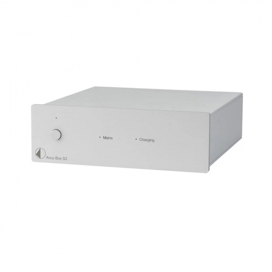 Pro-Ject Accu Box S2 batteridrevet strømforsyning, sølv