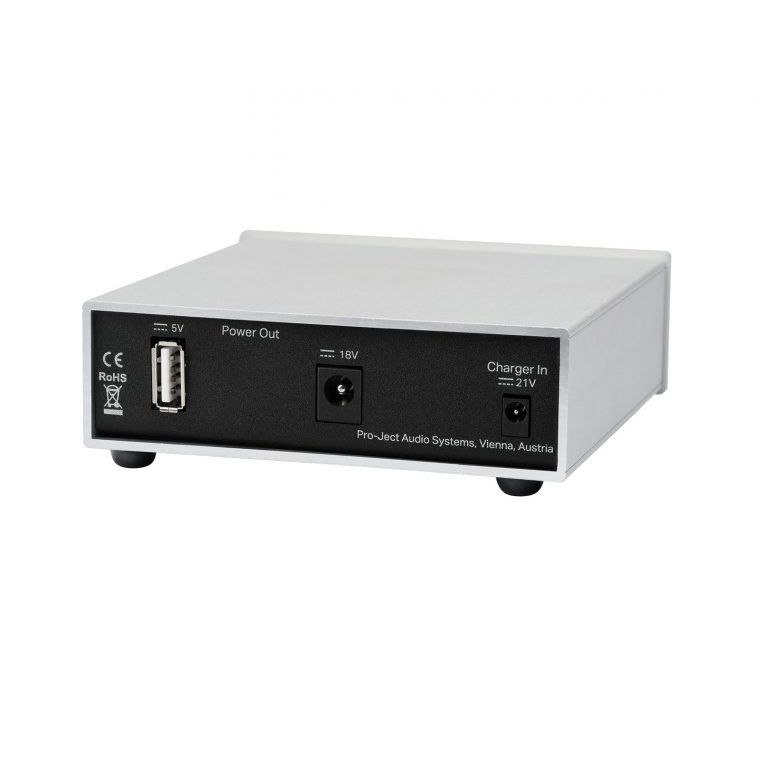 Pro-Ject Accu Box S2 batteridrevet strømforsyning, sølv