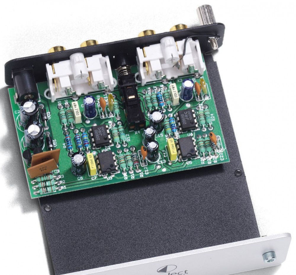 Pro-Ject Phono Box, RIAA-trinn for platespiller svart