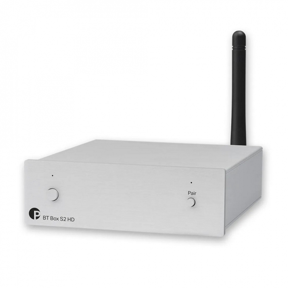 Pro-Ject BT Box S2 HD kompakt Bluetooth-mottaker, sølv
