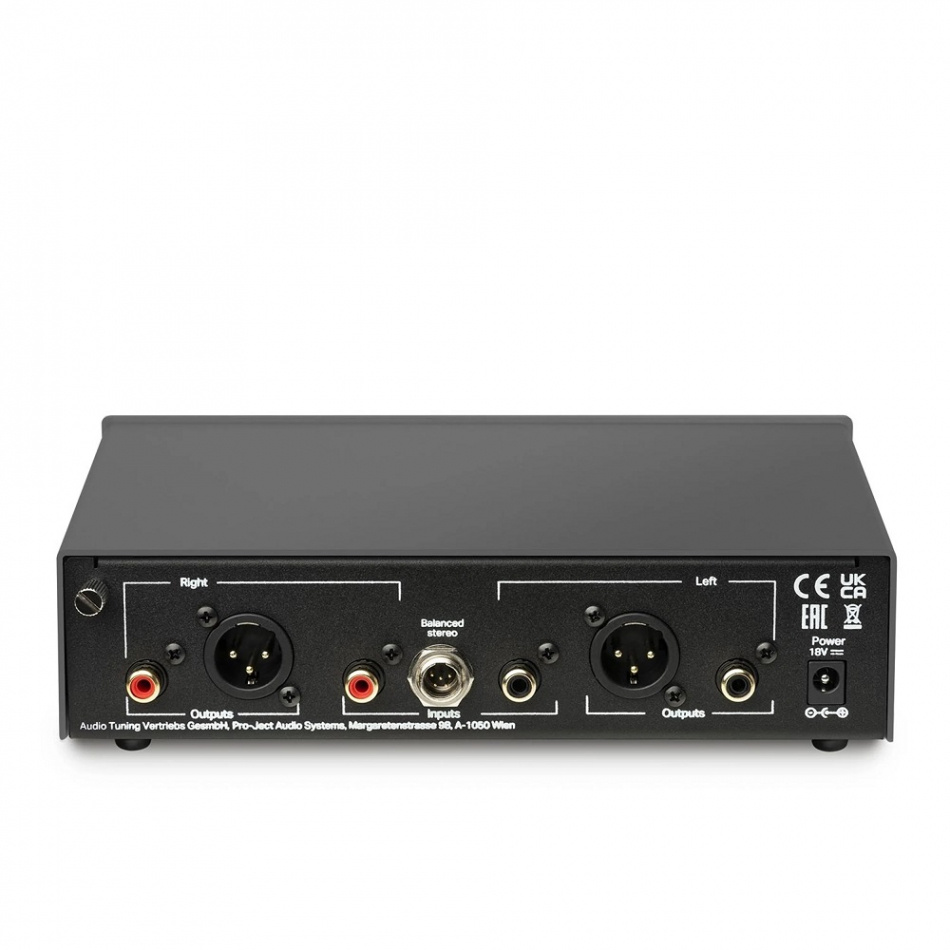 Pro-Ject Phono Box S3 B RIAA-trinn med mini-XLR, svart